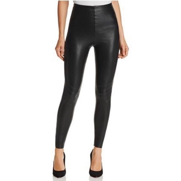 Commando Control Faux Leather Leggings Black Size X Large - Picture 5 of 11